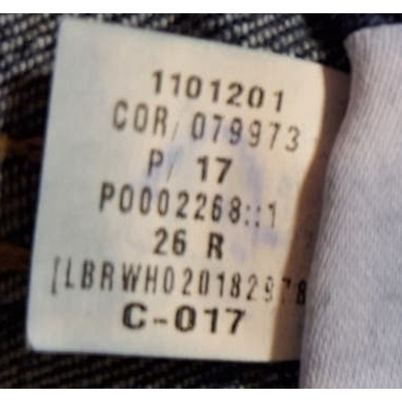 Lane Bryant Women 26W Distressed High Rise Stretch Straight Crop Denim Jeans - Picture 5 of 5